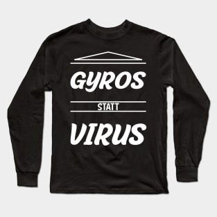 Lustige Sprüche I Klopapierkrise 2020 überlebt Long Sleeve T-Shirt